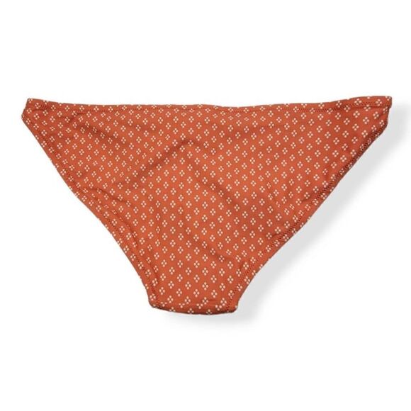 Kona Sol Rust Polka-dot Hipster Bikini Bottom Small 4-6 - Picture 2 of 3